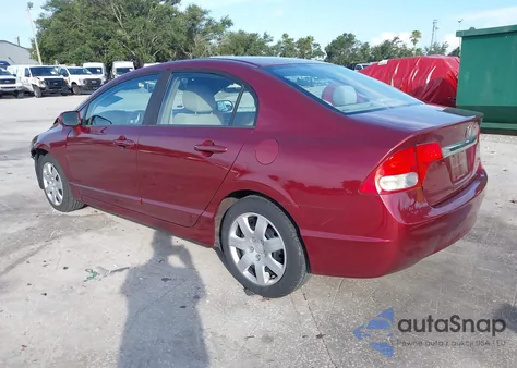 2010 Honda Civic Lx z USA, uszkodzony, nr VIN 2HGFA1F5XAH527770